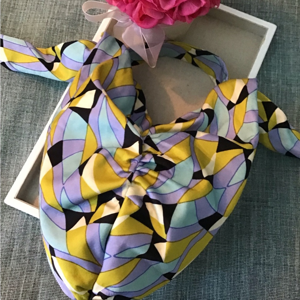 ZARA Colorful Geometric Print Bag .New condition.